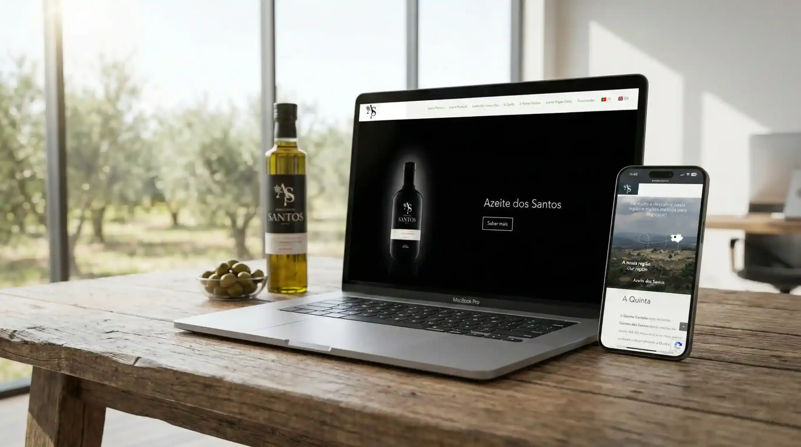 A Wolf Smart Industries desenvolveu de raiz um website e uma app mobile para a empresa @azeitedossantos. Criados com um design intuitivo, responsivo e com uma interface user-friendly, que garante uma experiência digital otimizada para qualquer dispositivo!⁣