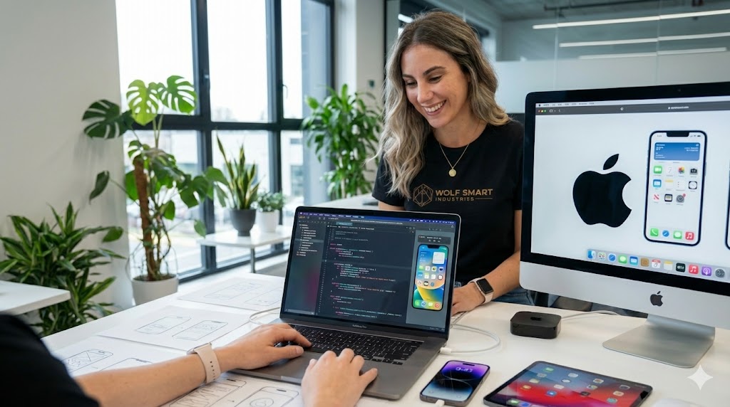 Coloque a sua marca na palma da mão do seu cliente. Criamos apps intuitivas e rápidas, desenhadas para oferecer a melhor experiência em qualquer dispositivo.