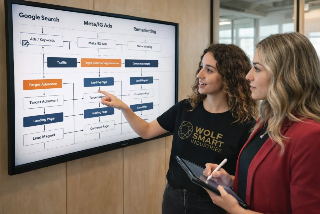 Chegue às pessoas certas no momento certo. Criamos campanhas estratégicas que maximizam o seu orçamento e trazem leads qualificadas.