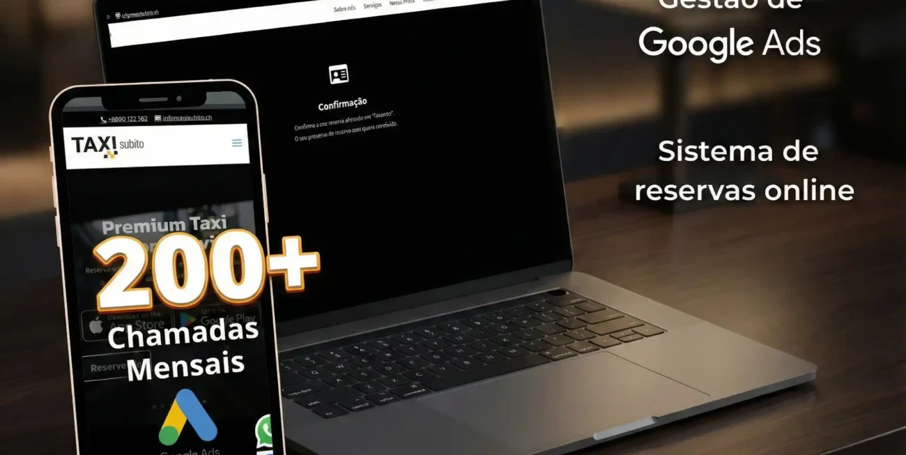 Ajudámos a Taxi Subito, um serviço de táxis premium em Zurique, a dar um passo digital à frente.